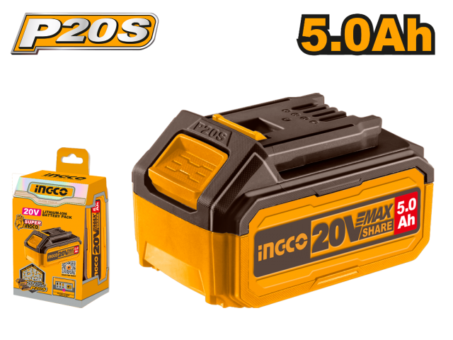 BATERIA 20V 5AH MOD NUEVO INGCO FBLI20031