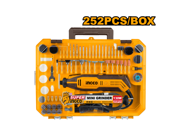 MINI TORNO 130W EN VALIJA C 252 ACCESORIOS INGCO