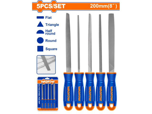 SET X 5 LIMAS P METAL 8" WADFOW