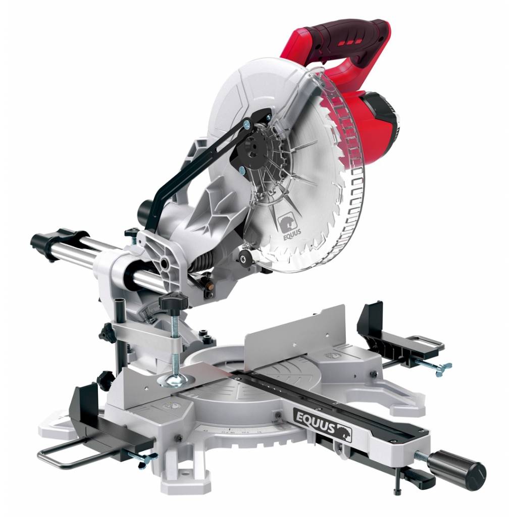 Sierra Ingletadora 2000w 10” Telescópica con Avance Equus