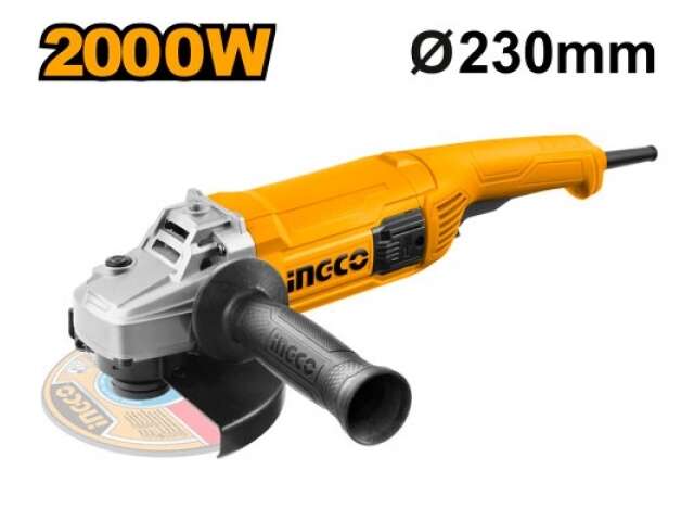 AMOLADORA ANGULAR 9" 2000W INGCO AG200028