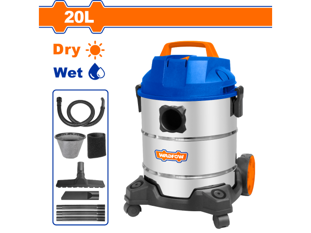 ASPIRADORA 20L 1200W WADFOW WVR4A20