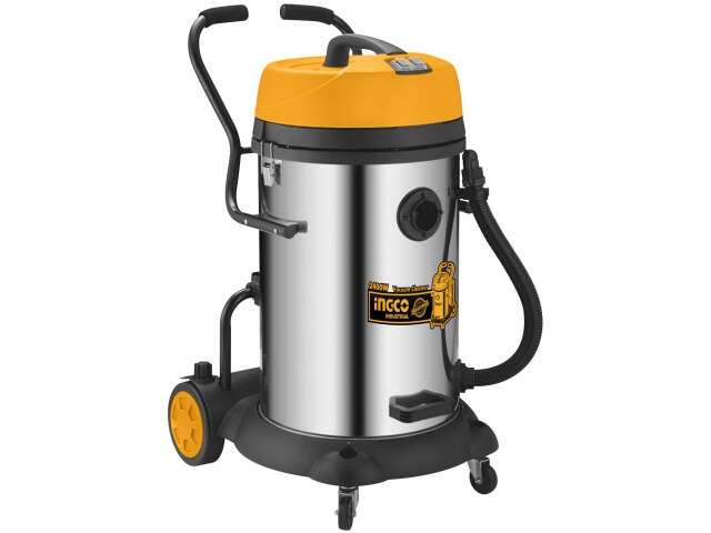 ASPIRADORA INDUSTRIAL 75LT SECO HUMEDO 2 MOTORES X1200W INGCO VC24751