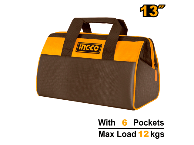 BOLSO 13" CON 6 BOLSILLOS INGCO HTBG281328