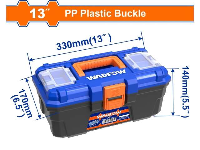 CAJA PLASTICA DE HERRAMIENTAS 13" WADFOW WTB1313  