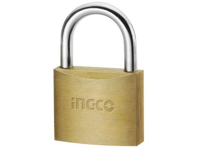 CANDADO BRONCE 40MM INGCO 3 LLAVES DBPL0402