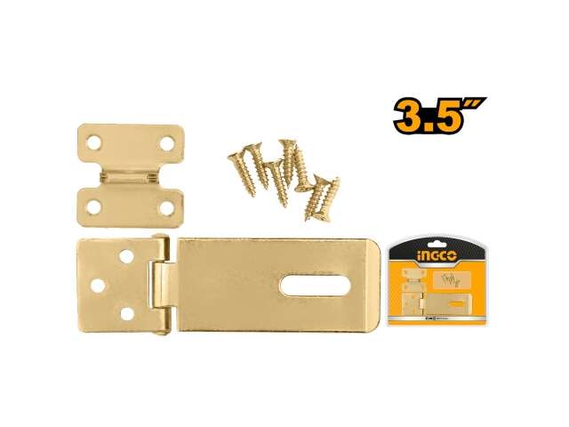 CERROJO BISAGRA PARA CANDADO 3.5" INGCO HHS1035