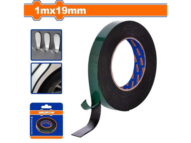 CINTA ESPUMA DOBLE FAS 1MT X 19MM WADFOW WPN8K19