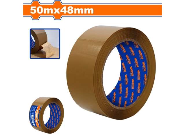 CINTA MARRON 50M X 48MM WADFOW WPN1H25