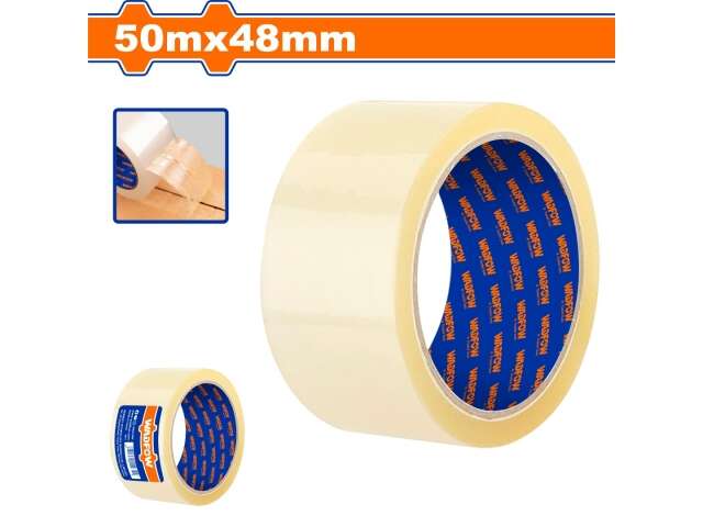 CINTA TRANSPARENTE 50M X 48MM WADFOW WPN1H05