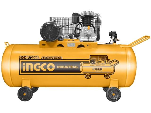 COMPRESOR DE AIRE 200LT 4HP INGCO AC402001