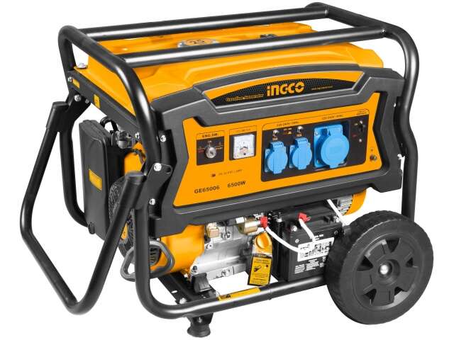 GENERADOR 6.5 KW ARRANQUE MANUAL Y ELECTRICO INGCO GE65006
