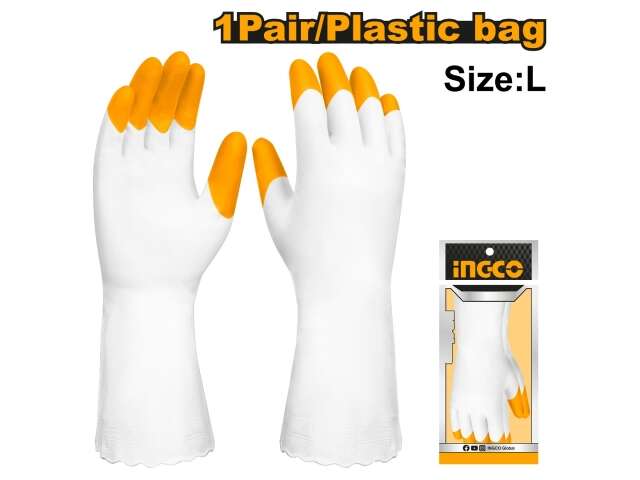 GUANTES DE PVC LARGOS INGCO HGVP03