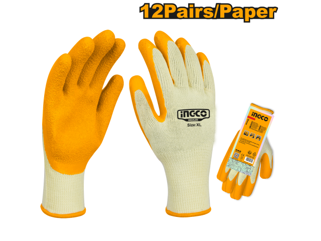 GUANTES LATEX XL INGCO HGVL05