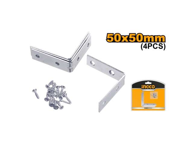 JUEGO DE 4 MENSULAS 50X50MM INGCO HCB2050