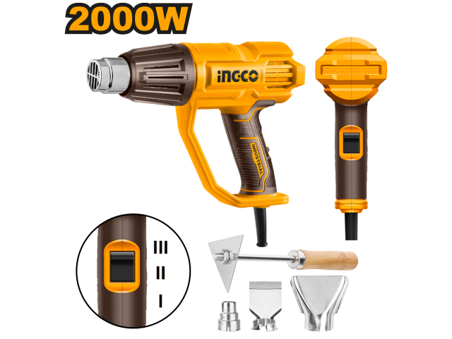 PISTOLA DE CALOR 2000W HG200078 INGCO