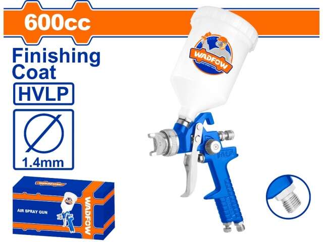 PISTOLA DE PINTAR NEUMATICA 600CC HVLP WADFOW WGA1506