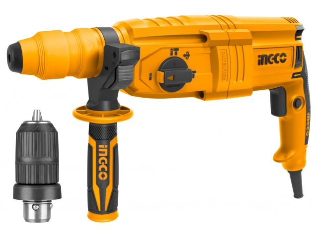 ROTOMARTILLO C/MANDRIL ADAPTADOR INGCO RGH9028-2 800W 0-1200RPM 2.5 JOULE