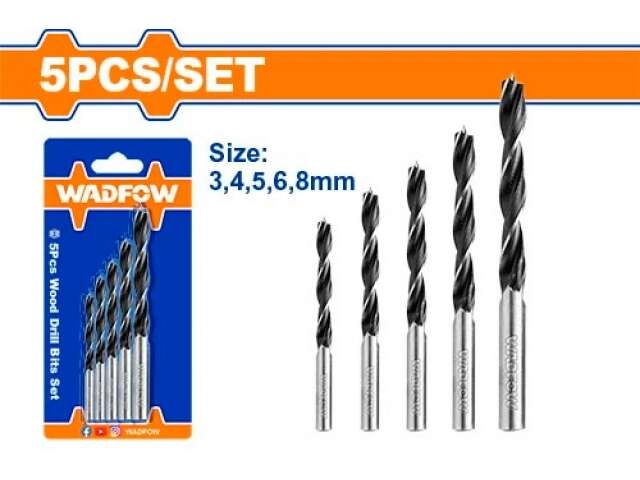 SET 5 MECHAS MADERA WADFOW