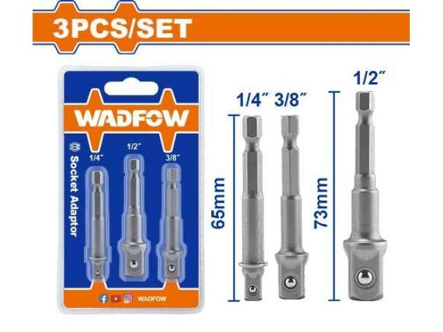 SET X 3 ADAPTADORES DE DADO WADFOW