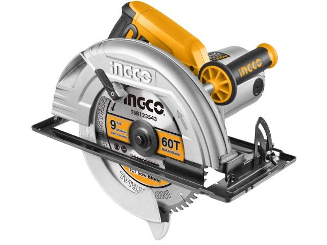 SIERRA CIRCULAR INDUSTRIAL DE MANO INGCO CS2358 DISCO 9¼ 2200W